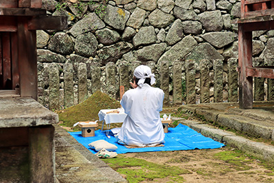 筑波山神社　正式参拝と祭祀